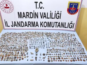 Mardin’de Bin 339 Adet Tarihi Eser Ele Geçirildi