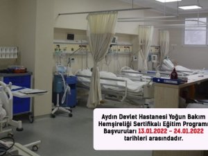 Yoğun Bakım Hemşireliği Sertifikalı Eğitim Programı İçin Başvurular Başladı