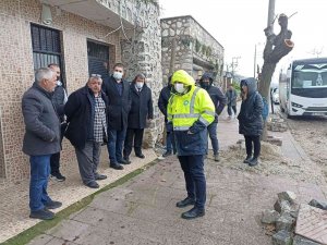 Ulutepe Caddesi’nde İncelemelerde Bulunuldu