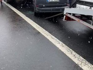 Tem’de Tıra Çarpan Otomobil Sürücüsü Yaralandı