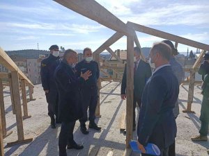 Kaymakam Atasoy, Çalışmaları Devam Eden Yatırımları İnceledi