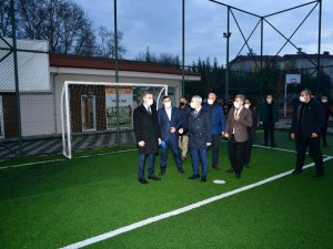 Vali Baruş Ve Başkan Çınar, Yatırımları İncelediler