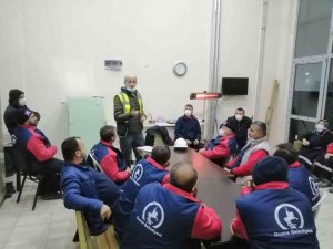 Saha Personellerine İş Güvenliği Anlatıldı