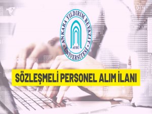 Sözleşmeli personel alım ilanı