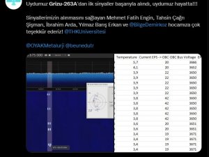 Türkiye’nin İlk Cep Uydusundan İlk Sinyal Alındı