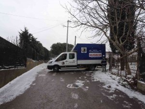 Kartal Belediyesi’nin Karla Mücadele Ekipleri 7/24 İş Başında