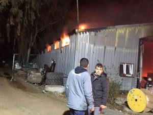 5 Yıldızlı Otelin Marangoz Atölyesi Alevlere Teslim Oldu