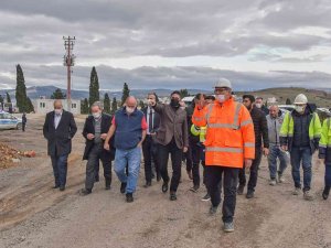 Başkan Acar Ve Muhtarlardan Proje Turu
