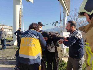 Kırmızı Işıkta Duran Araca Çarptı, 3 İ̇ranlı Yaralandı