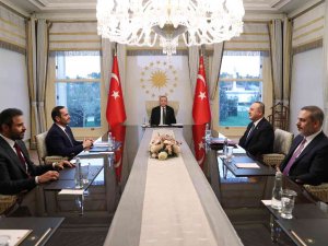 Cumhurbaşkanı Erdoğan, Muhammed Bin Abdurrahman Al Sani’yi Kabul Etti