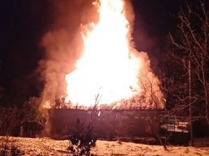 Kastamonu’da Ahşap Ev Alevlere Teslim Oldu