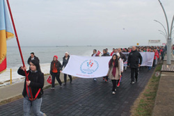 Trabzon'da Sarıkamış Şehitleri İçin Yürüdüler