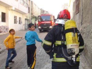 Şanlıurfa’da Mesken Yangını Korkuttu