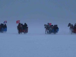 Belediye Başkanları Çıldır Gölü’nde Tipiye Yakalandı