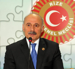 Rize'de Meclis Başkanı Mehmet Kazancı Oldu