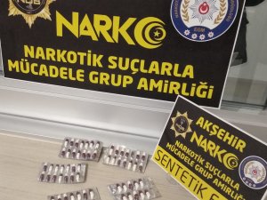 Akşehir’de 77 Adet Uyuşturucu Hap Ele Geçirildi