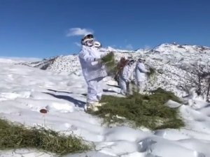 Jandarma Ekipleri Yaban Hayvanlarını Unutmadı
