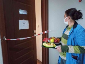 Karantinadaki Öğrencilere Yemek Hizmeti