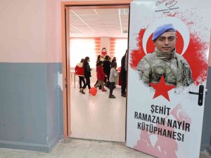 Şehidin İsmi Okulun Kütüphanesinde Yaşatılacak