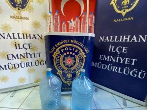 Nallıhan’da Kaçak Alkol Operasyonu