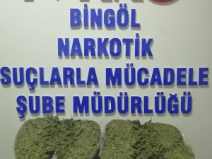 Bingöl’de 4 Kilo 950 Gram Esrar Ele Geçirildi