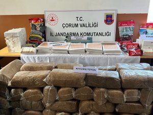 Çorum’da Kaçak Tütün Operasyonu