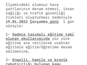 Eğitime 1 Gün Daha Ara