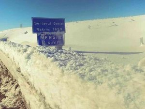 Mut Sertavul Geçidi’nde Zincirsiz Araç Geçişine İzin Yok