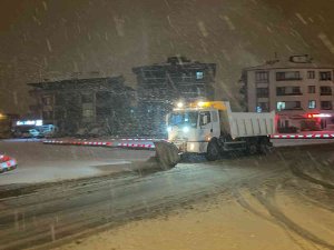 Düzce’de Kar Yağışı Gece Saatlerinde Etkili Oluyor