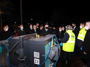 Üç Bakan Mobil Solar Sulama Sisteminin Prototipini İnceledi