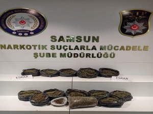 Samsun’da 15 Kilogram Esrar Maddesi Ele Geçirildi