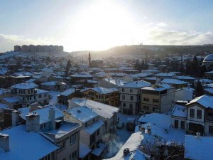 Tarihi Bölgede Seyrine Doyumsuz Kar Manzaraları