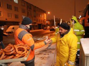 Kocasinan’da Kar Temizleme Aralıksız Sürüyor
