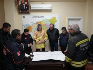 Diyarbakır’da Beklenen Yoğun Kar Yağışı Nedeniyle Kriz Masası Kuruldu