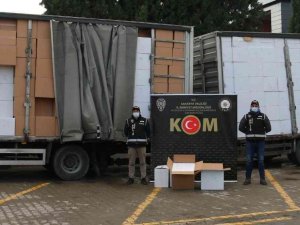 Durdurulan Tırda 14 Milyon 690 Bin Adet Makaron Ele Geçirildi