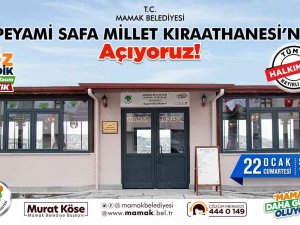 Mamak’ta Bir Millet Kıraathanesi Daha Açılıyor