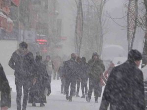 Tatvan’da Yoğun Kar Yağışı