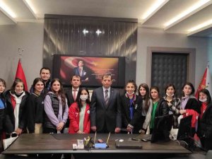 Cizre Spor Lisesi Öğrencileri Emniyet Müdürü İle Bir Araya Geldi