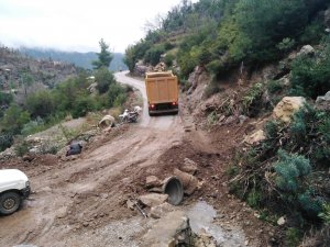 Alanya’da 30 Metrelik İmar Yolunda Çalışmalar Hızlandı