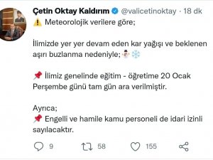 Sakarya’da Eğitime Kar Engeli