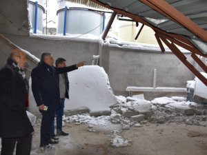 Başkan Sadıkoğlu’ndan, Esnafa Geçmiş Olsun Ziyareti