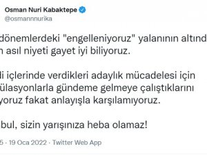 Ak Parti İ̇l Başkanı Kabaktepe’den İ̇mamoğlu’na Cevap: "En İyi Bildiği İş Engelleniyoruz Bahanesi"