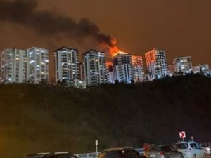 Trabzon’da Korkutan Çatı Yangını