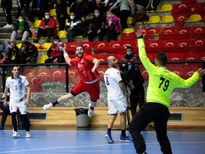 A Milli Erkek Hentbol Takımı, Güney Kıbrıs Rum Kesimi’ni 35-28’lik Skorla Yendi