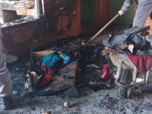 Çameli’de Evi Yanan Ailenin Yaraları Sarılıyor