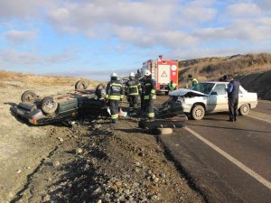 Tekirdağ’da İki Otomobil Çarpıştı: 3 Yaralı