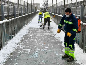 Başkentte Kar Ve Buzla Mücadelede “Belçöz” Başrolde