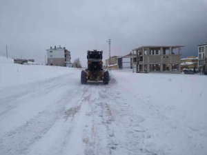 Tuşba Belediyesinin Karla Mücadele Çalışmaları Sürüyor