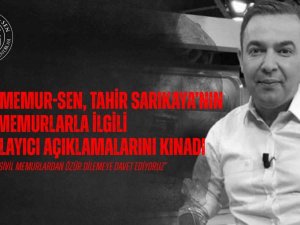 Büro Memur-sen, Tahir Sarıkaya’nın Sivil Memurlarla İlgili Açıklamalarını Kınadı