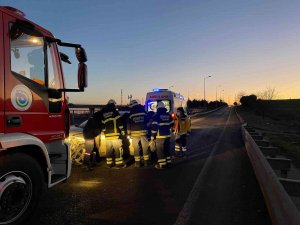 Çorlu’da Trafik Kazası: 1 Yaralı